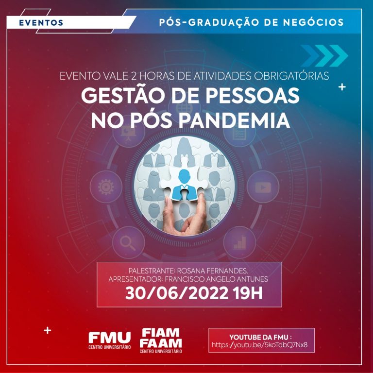 Live Sobre GestÃo De Pessoas No PÓs Pandemia Informa Fmu 1586